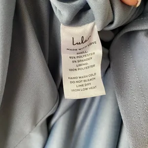 Lulus Off The Shoulder‎ Maxi Dress Slate Blue Flowy Slit sz S Formal NWT thumbnail 12