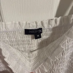 Papermoon Ivory/White Textured Maxi Dress thumbnail 2