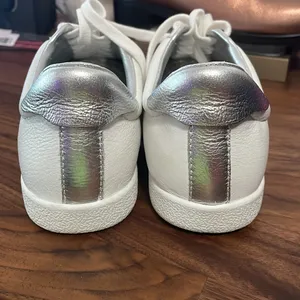Paige Amy White Leather Sneakers Minimalist Quiet‎ Luxury thumbnail 4