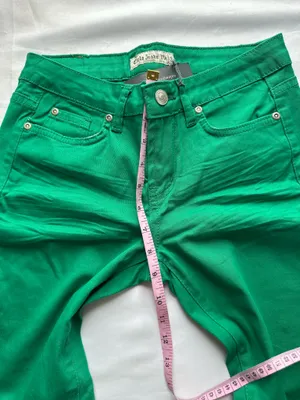 Y2k Cielo Pants Jeans USA green low rise Size 3/26 thumbnail 10