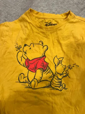 Disney wishing Winnie the Pooh Yellow jrs Graphic Tee thumbnail 1