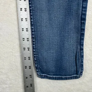 7 For All Mankind The Ankle Skinny‎ Jeans Distressed Blue Medium Wash 26 USA thumbnail 7
