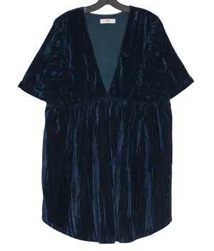 Natural Life Tunic Dress Mini Velvet Dolman Sleeve Boho Festival Indie Size L/XL thumbnail 1