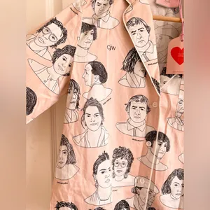 NWT CJW Women Famous Artist Pajama Set Women’s Faces Print thumbnail 5