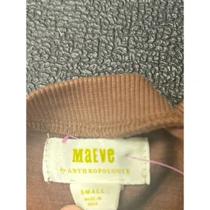 Maeve Anthropologie brown top thumbnail 3