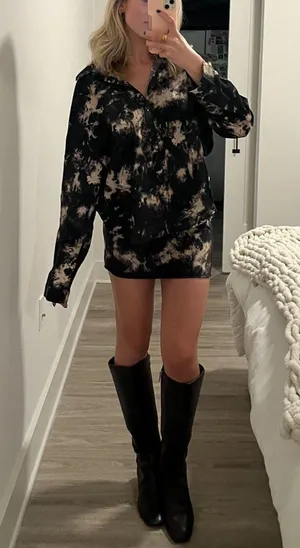 Showpo Black Two Piece Skirt and Top Set thumbnail 2