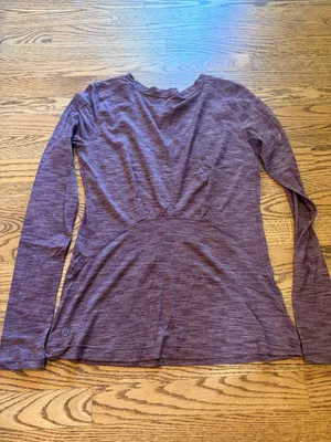 Lululemon Longsleeve Top Space Dye Purple thumbnail 2