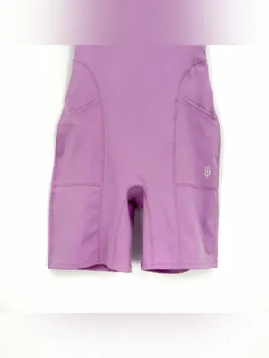 FREE PEOPLE Movement Here On Out Onesie Romper Lilac Pink S thumbnail 3