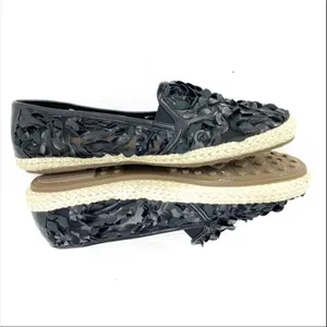 Aerosoles Let’s Drive Flutter Ruffle‎ Espadrille Slip On Loafers Black 10.5 W thumbnail 7