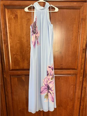ASTR Nesta Halter Maxi Dress thumbnail 3
