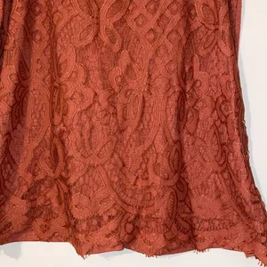 Rewind Juniors lace front tank top blouse clay large excellent dressy thumbnail 4