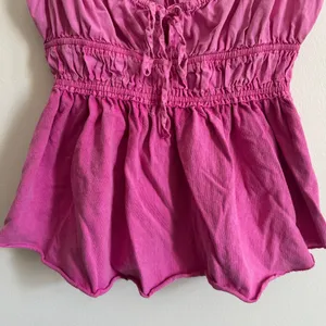 Free People We The Free Scarlett Babydoll Tank Pink Size Medium thumbnail 5