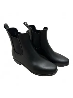 A New Day Waterproof Chelsea Rain Boots Black thumbnail 4