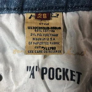 "A" Pocket Boot Cut Jeans - Size 28 thumbnail 10