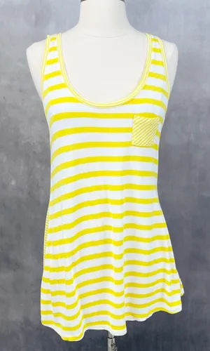 GAP Maternity Womens‎ Tank Top Size Small Asymmetrical Striped Summer Beachy thumbnail 1