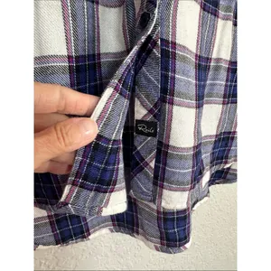 Rails Plaid Button Up Flannel Shirt Fall Hayride Farm Country Western Cozy Cabin thumbnail 4