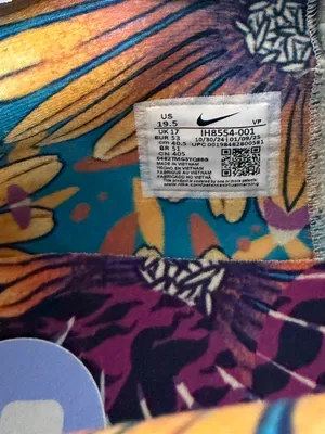 Nike Sabrina 2 Lily Basketball Shoes Gray Pink Teal Size 19.5 NWOT thumbnail 4