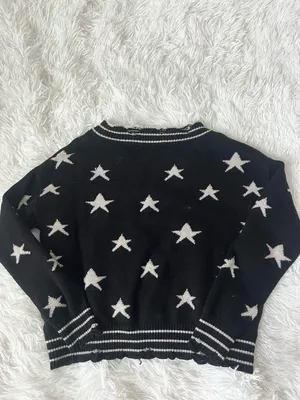 Altar'd State Star Off The Shoulder Sweater thumbnail 3