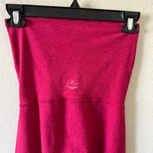 Beyond Yoga Spacedye Love the Bump Maternity Legging Size S Sangria Heather thumbnail 5