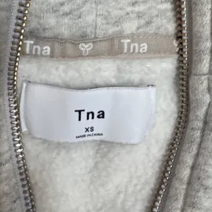 Tna Aritzia Heather Grey Quarter Zip Fleece Hoodie‎ Sweatshirt XS thumbnail 2