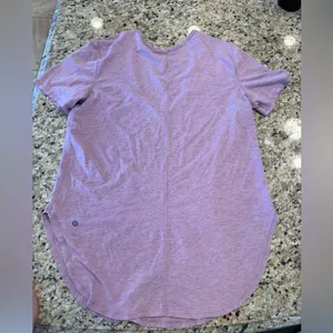 Lululemon Classic Scoop Neck Women's Top - Lavender size 10 thumbnail 2