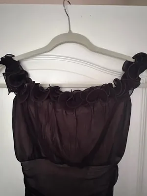 Black Sheer Dress Selfie Leslie thumbnail 2