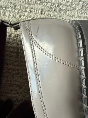 Franco Sarto Women's Metallic Dark Gray Loafer Flats Size‎ 7.5 thumbnail 5
