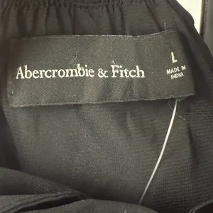 NWT Abercrombie‎ & Fitch Criss Cross Back Midi Dress in Black Size Large thumbnail 7