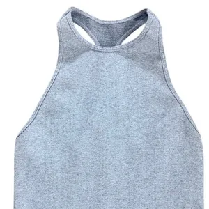 Free People Movement Ribbed Racerback Tank Top Stretch Size XS/S Gray Activewear thumbnail 3