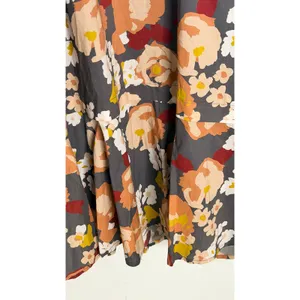 Entro Floral Mini Dress Sz M Puff Sleeve Babydoll Whimsical Boho Cottagecore thumbnail 8