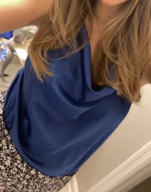 Elegant Solid Cami Top Blue thumbnail 6