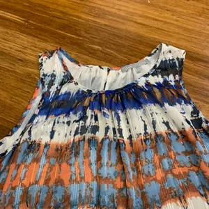 Daniel Rainn Womens Multicolor Sleeveless Top Blouse Size Medium Chiffon Summer‎ thumbnail 2