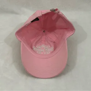 Harley-Davidson Motorcycles Museum Embroidered Logo Pink Adj Baseball Hat Cap thumbnail 9