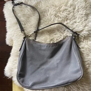 ♠️kate spade Mulberry street Vivian hobo bag in iced slate gray detachable strap thumbnail 8