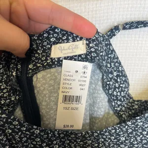 John Galt PacSun Navy Blue Ditsy Floral Mini Dress NWT 1SZ MH314-Z129S thumbnail 3
