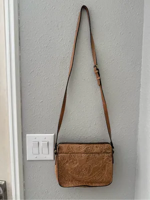 Patricia Nash Tooled Leather Crossbody - Boho Western Charm thumbnail 3