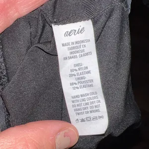 Aerie Black Bikini Top thumbnail 5