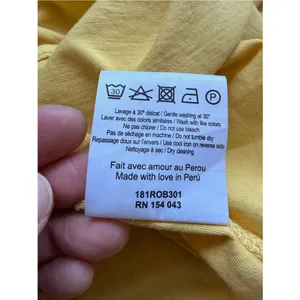 Sezane 100% Cotton Darcy Dress, Size S, Sunset Yellow, VGUC thumbnail 13