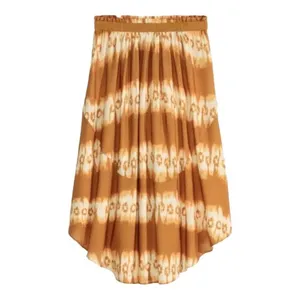 NWT Womens H&M Dye Dipped Goldenrod Boho Flowy MIdi Skirt - Sz 10 thumbnail 2