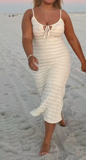 Cider cream maxi dress thumbnail 4