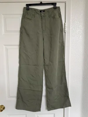 Kut From The Kloth Sienna High RIise Wide Leg‎ - Olive Green 2 thumbnail 5