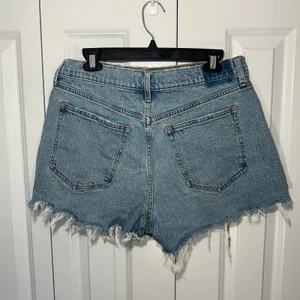 Abercrombie & Fitch Cutoff Shorts Women 31 Blue Curve Love 90s Relaxed High Rise thumbnail 2