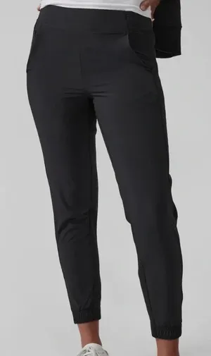 Athleta Brooklyn Black Jogger Pants Size 8T thumbnail 1