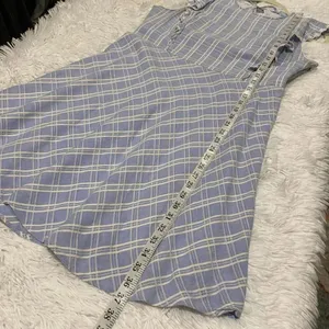 Draper James Linen Embroidered Dress in Blue White Size 14 thumbnail 6