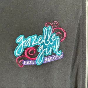 Nike Women's Black Long Sleeve Tee Half Marathon Gazelle Girl Small Grand Rapids thumbnail 4