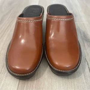 Cole Haan Elyssa Wedge Clogs Slip On Mules Shoes Brown Leather‎ Women’s Size 6 thumbnail 10