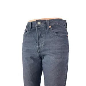 Levi's Wedgie Women's Blue Dark Wash High Waisted Straight Denim Jeans Size 26 thumbnail 3