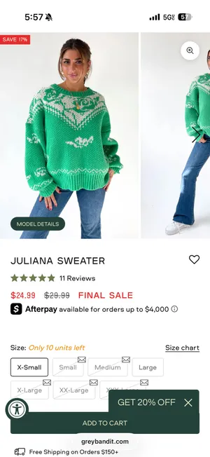 Grey Bandit Juliana Sweater thumbnail 3