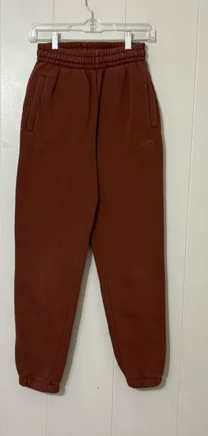 Oner Active Brown Jogger Sweatpants High Rise Athleisure Lounge Pants Women thumbnail 1