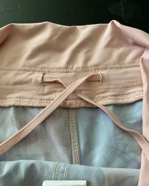 Roxy Pink and blue shorts, drawstring waist, excellent condition, size small Measurements: Waist: side to side 13-14 inches Rise: 9 inches Inseam: 2 inches thumbnail 5